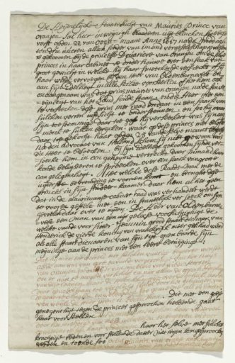 Explanation of the caricature of the Justice of Oldenbarnevelt