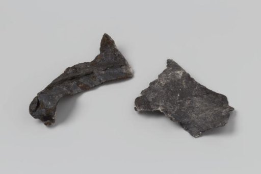 Fragment of a lead sheet from the wreck of the East Indiaman 't Vliegend Hart
