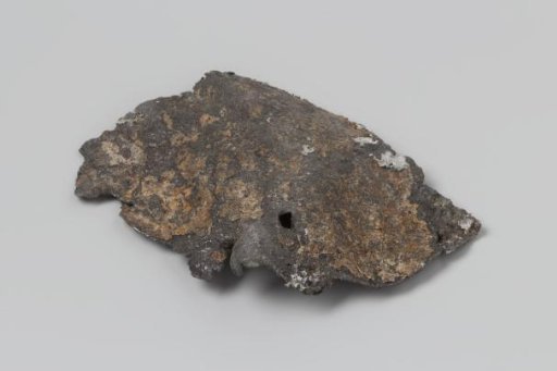 Fragment of a lead plate from the wreck of the East Indiaman 't Vliegend Hart