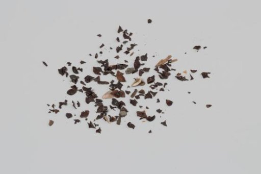 Sample of (grain) bran and bookworm frass from the wreck of the East Indiaman 't Vliegend Hart, lost in 1735