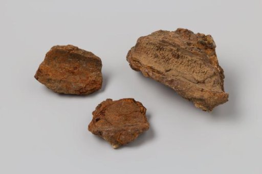 Iron concretion in negative form of a (fragment of a) musket or iron bolt/rod from the wreck of the East Indiaman 't Vliegend Hart