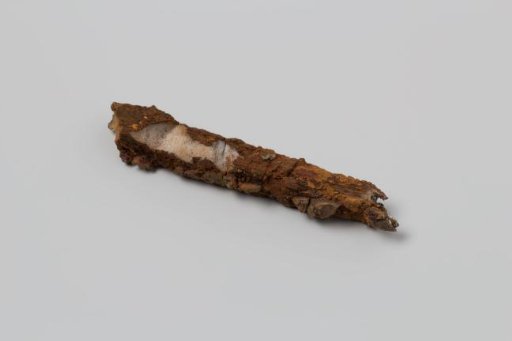 Rubber filled concretion of a nail from the wreck of the East Indiaman 't Vliegend Hart, lost in 1735