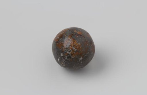 Musket ball from the wreck of the East Indiaman 't Vliegend Hart