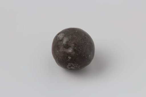 Musket ball from the wreck of the East Indiaman 't Vliegend Hart