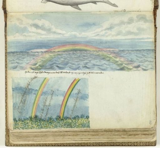 Rainbows at sea and on land