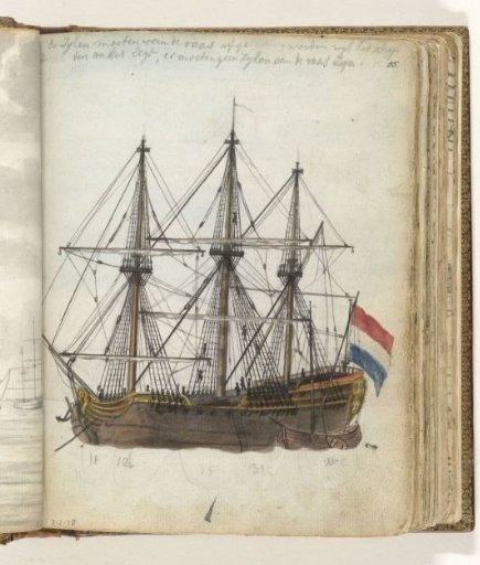 East Indiaman at anchor