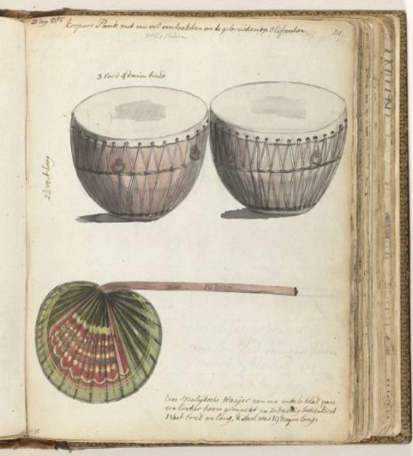 Elephant Drums and Malay Fan