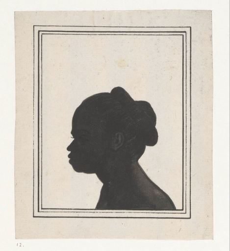 Silhouette portrait of Sara