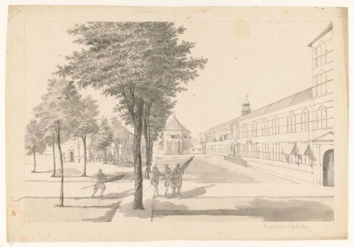 Government, Castle Church and Dragoon Guard within the Castle at Batavia