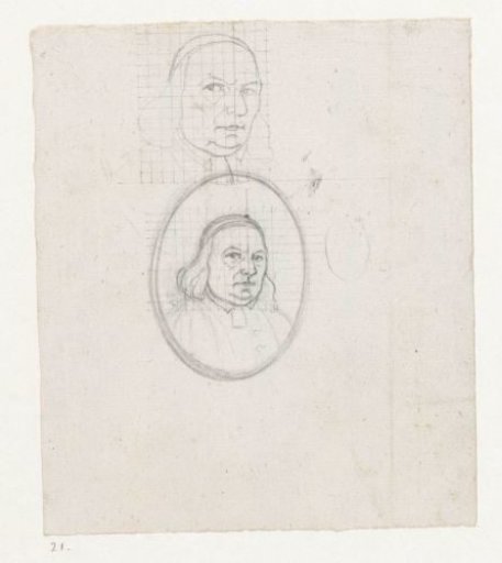 Study for self-portrait by Jan Brandes