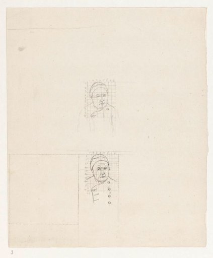 Studies for portrait of Jan Conrad Brandes