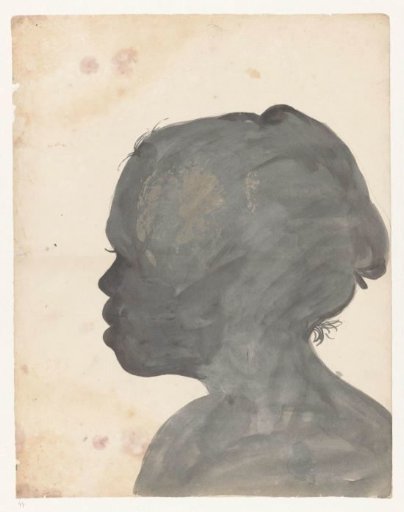 Silhouette portrait of Bietja