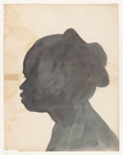Silhouette portrait of Sara