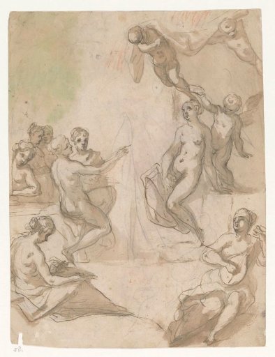 Venus has her portrait painted