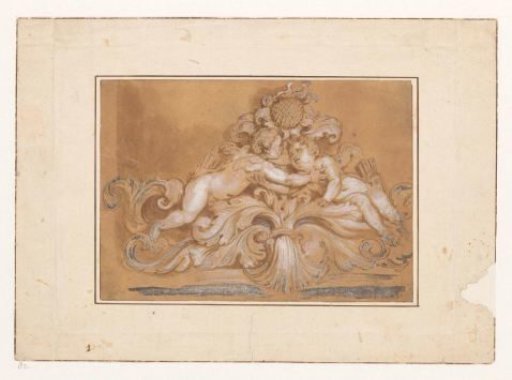 Ornament with two putti