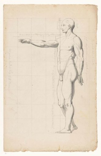 Nude studies of a man and a woman