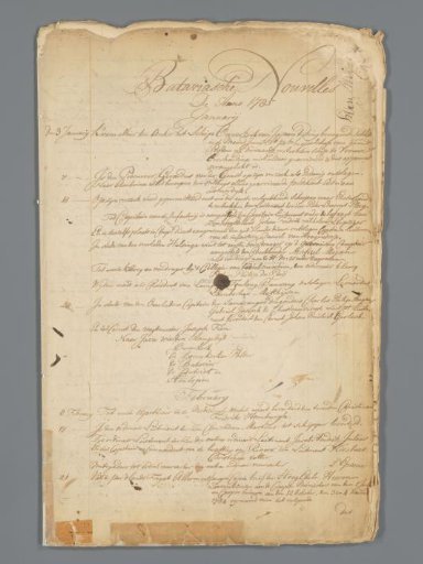 Bataviaasche nouvelles 1785