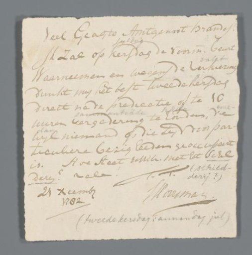 Note on attending a sermon