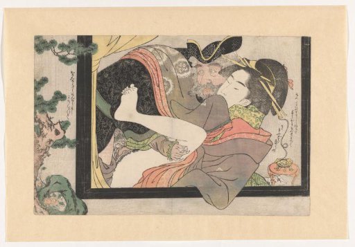 Dutchman with a Japanese courtesan