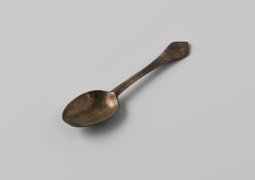 Pewter spoon from the wreck of the Dutch East Indiaman 't Vliegend Hart