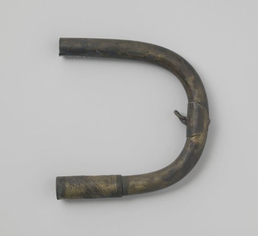 Part of a natural trumpet from the wreck of the Dutch East India ship Hollandia, made by Georg Friedrich Steinmetz