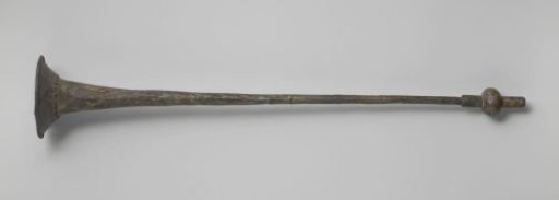 Natural Trumpet from the wreck of the Dutch East India ship Hollandia, made by Georg Friedrich Steinmetz