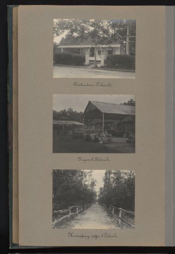 Buildings of the mining company in Toboali