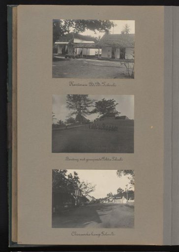 Offices, fort, and camp of the mining company in Toboali