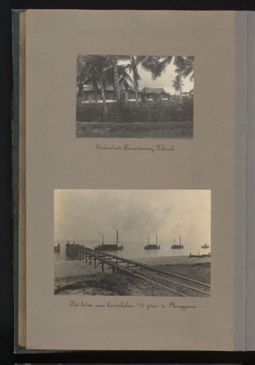 Hospital and pier of the mining company in Toboali