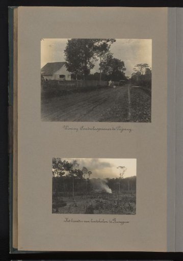 House in Pajoeng and charcoal burning in Ranggauw