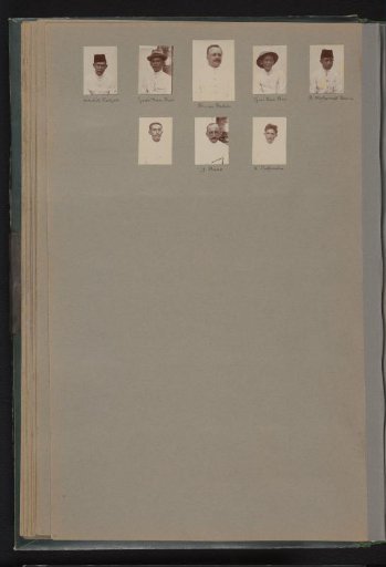 Passport photographs of staff