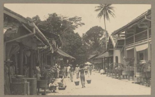 Part of the Chinese camp at Blinjoe