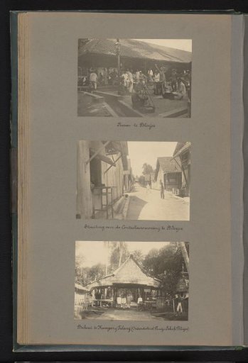 Pasar, street, and local inhabitants in Blinjoe