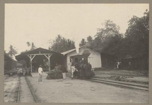 Steam tram station near the rice warehouse