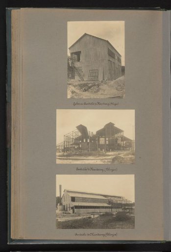 Construction of buildings of the Bangka tin mining at Blinjoe