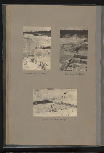 Steam dredgers and mines in the mines of the Bangka tin mining at Blinjoe