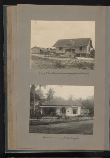 Residences of the Banka Tin Mining Company at Soengeiliat