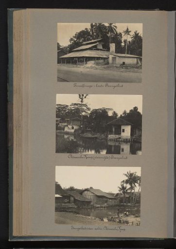 Warehouse and Chinese camp of the Banka Tin Mining Company at Soengeiliat