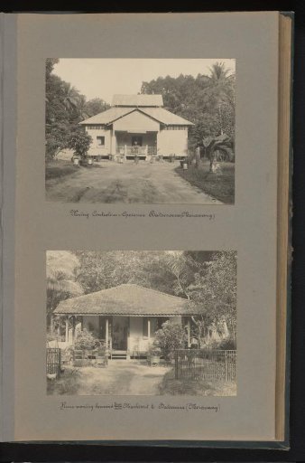 Dwellings of the Banka tin mining at Merawang