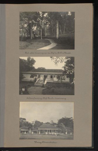 Residences of the chief and the administrator of the Banka tin mining, in Muntok