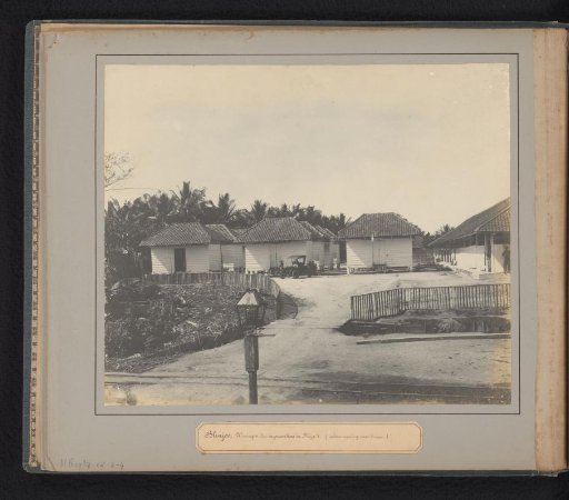 Blinjoe. Miners' Dwellings in Mine 4. (Each Dwelling for Five Men)