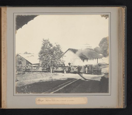 Steam Tram for the Transport of Rice and Contract Laborers