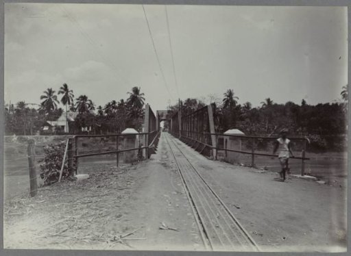 Railway bridge over a river