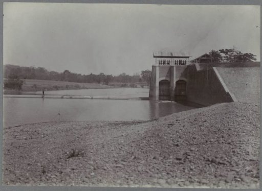 Dam by a canal