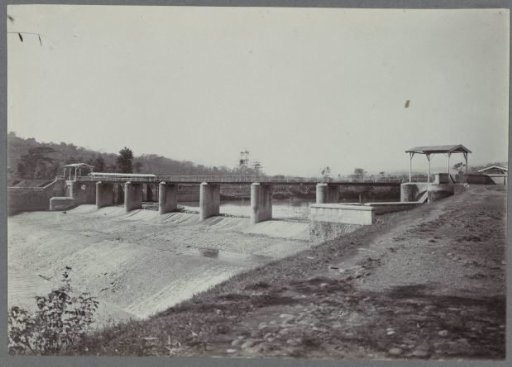 Dam by a canal