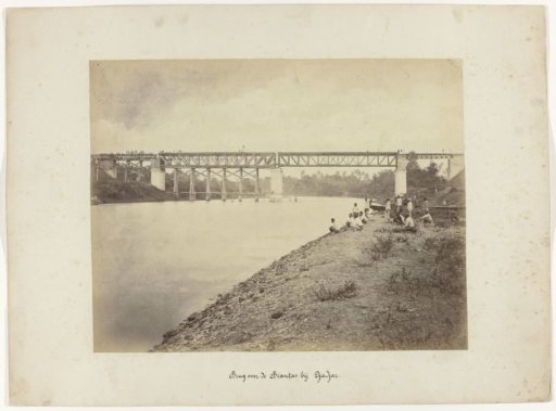 Bridge over the Brantas at Djadjar