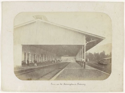 Platform of the Station Building at Buitenzorg