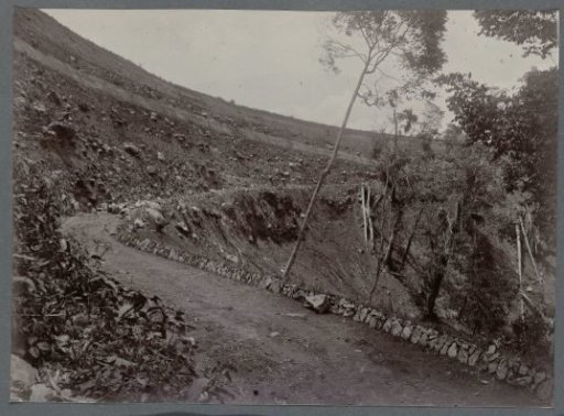 Construction of the Road Along a Slope