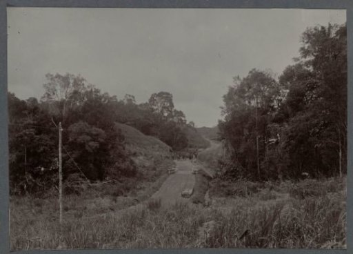 Constructed Road Through the Landscape