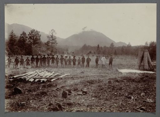 Soldiers Posing in a Row